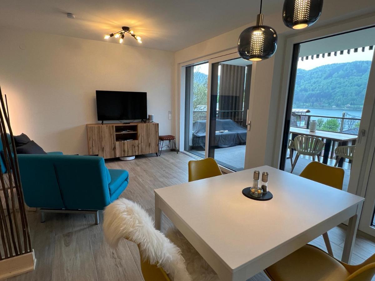Ferienwohnung Mit Seeblick - Ossiacher See Gerlitzen Sattendorf Exteriér fotografie