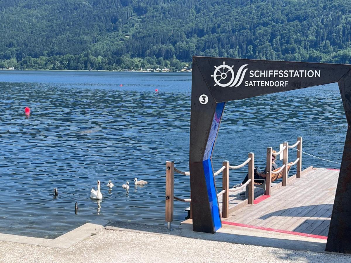 Ferienwohnung Mit Seeblick - Ossiacher See Gerlitzen Sattendorf Exteriér fotografie