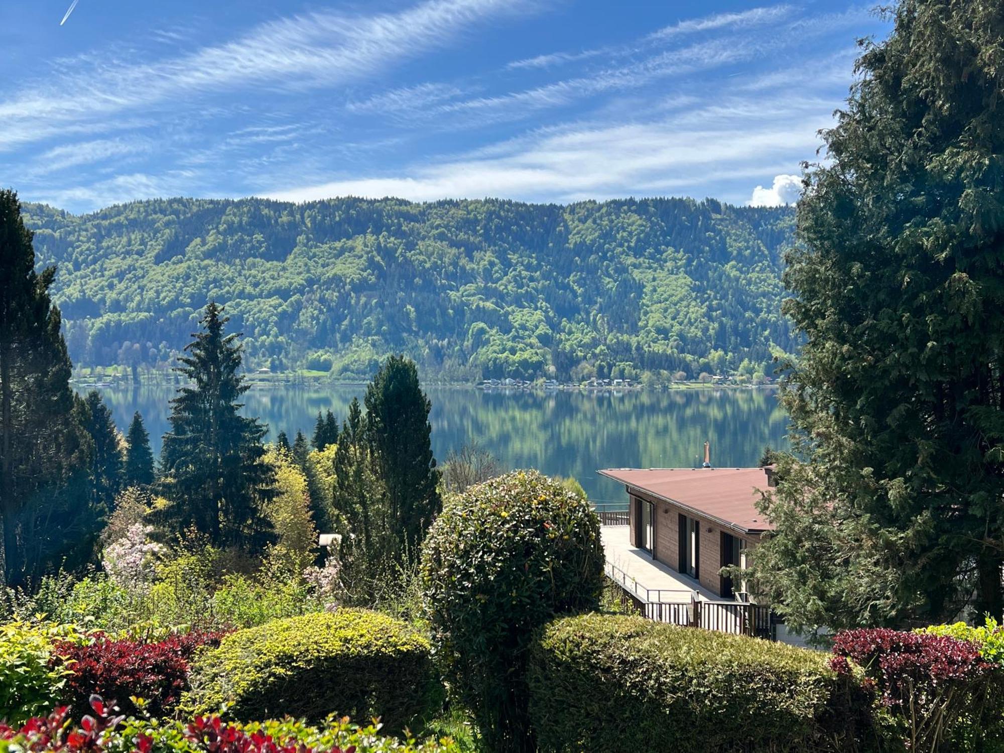 Ferienwohnung Mit Seeblick - Ossiacher See Gerlitzen Sattendorf Exteriér fotografie